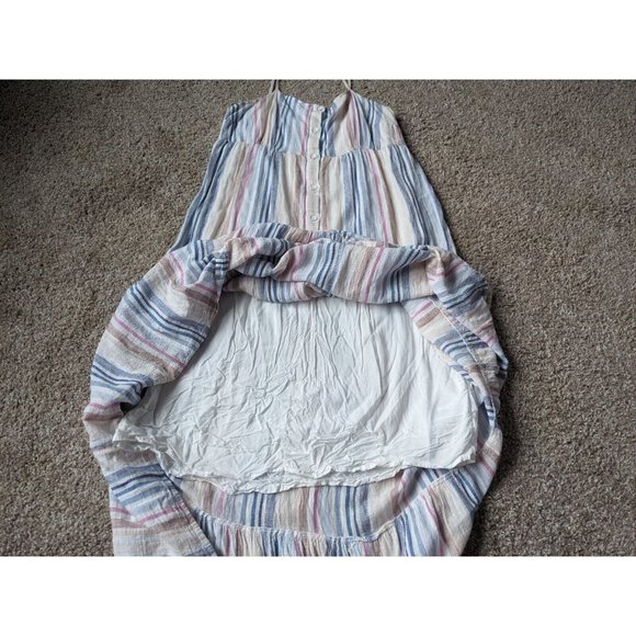 Splendid Summer Women's Multi Color Stripped Tiered Maxi Dress - Size Small - Picture 7 of 9